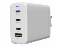 CANYON Ładowarka sieciowa CU140ACC GaN 150W 3xPD 1xQC EU Biała - 1348438 - zdjęcie 4